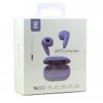 Wholesale True Wireless Extra Bass Sound Bluetooth Headphone Earbuds Headset BM01 for Universal Cell Phone And Bluetooth Device (Purple)